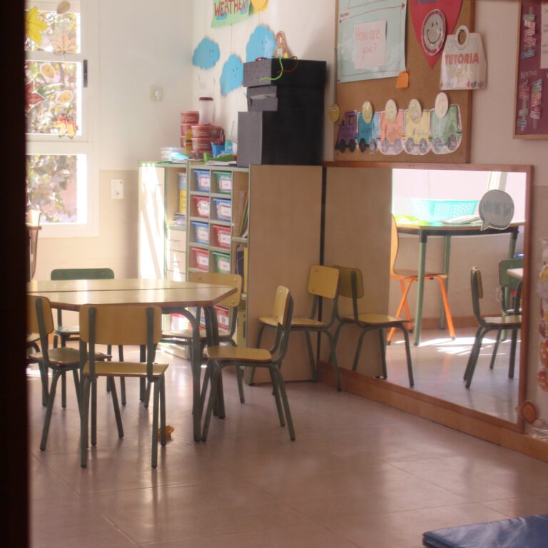 escuela infantil bilingüe en Valencia - clase vacía