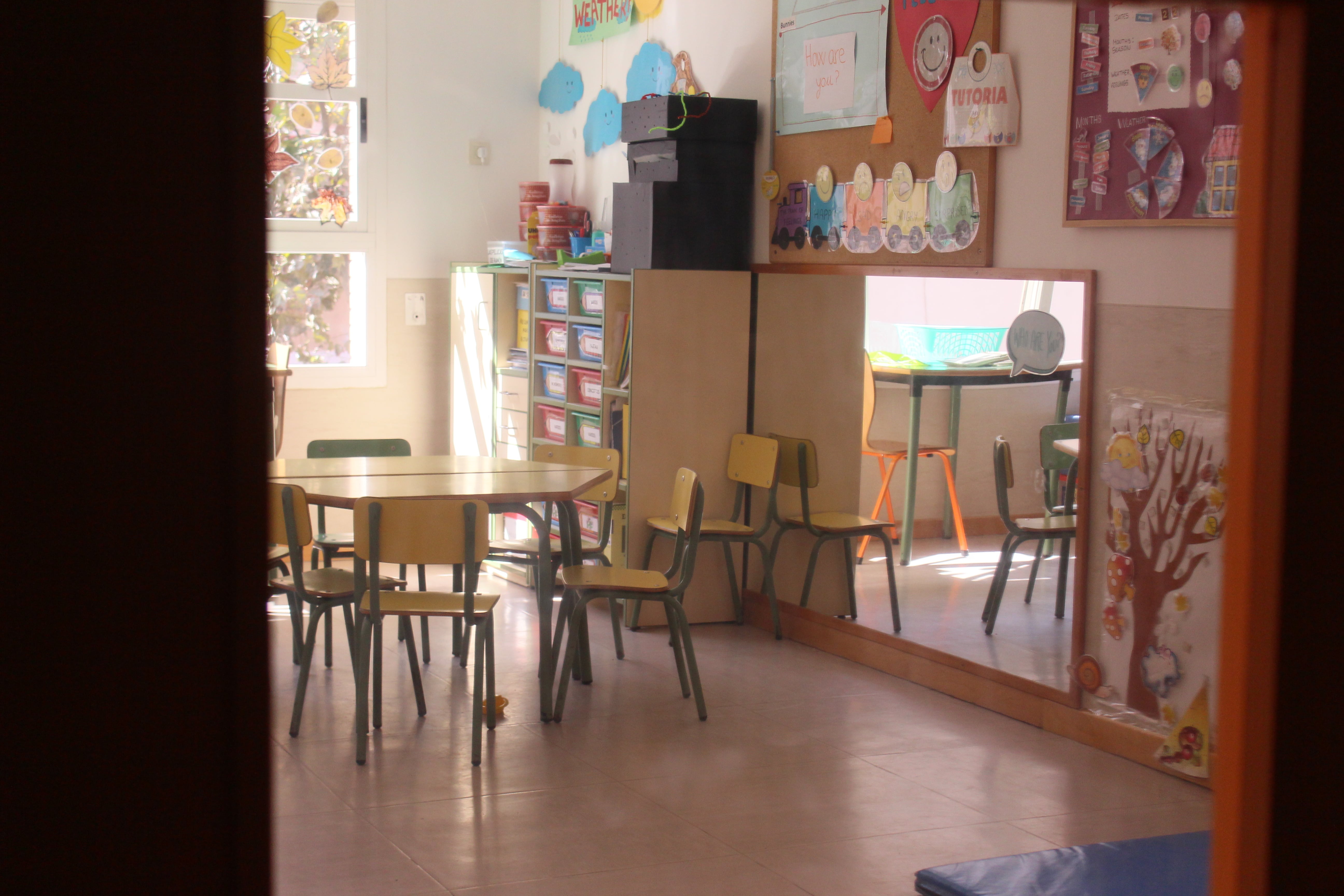 escuela infantil bilingüe en Valencia - clase vacía