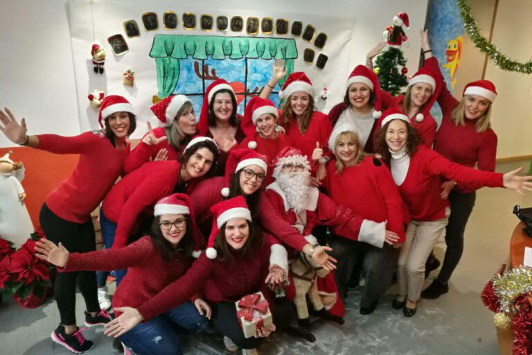 escuela infantil en Valencia - navidad en la senyera 2018