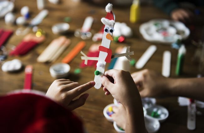 escuela de navidad en Valencia - muñeco de nieve
