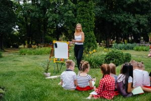 educacion infantil en valencia - clases al aire libre